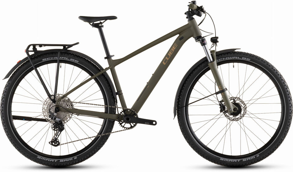 Cube Aim SLX FE MTB-Hardtail Diamant dustyolive´n´gold