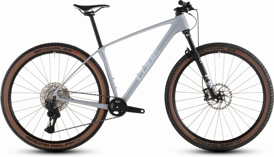 Cube Reaction C:62 Race MTB-Hardtail Diamant 29" foggrey´n´white