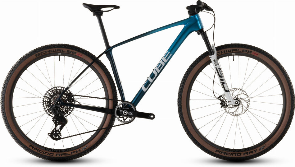 Cube Phenix C:68X Race MTB-Hardtail Diamant 29" chromeblue´n´liquidblue