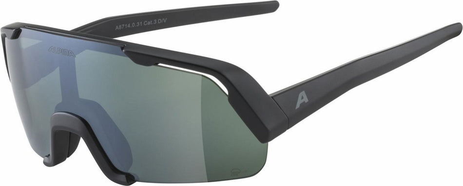 Alpina Rocket Youth Q-Lite Jugendbrille black matt/mirror silver