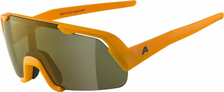 Alpina Rocket Youth Q-Lite Jugendbrille burned-yellow matt/mirror bronce