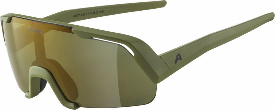 Alpina Rocket Youth Q-Lite Jugendbrille olive matt/mirror bronce