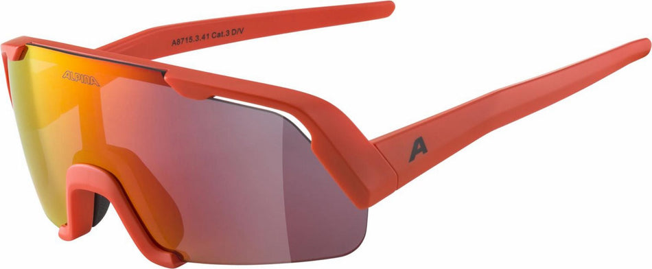 Alpina Rocket Youth Jugendbrille pumpkin orange matt/mirror yellow