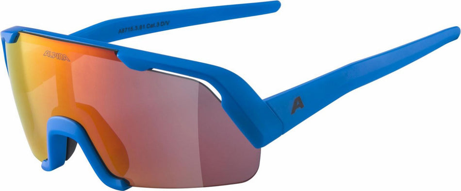 Alpina Rocket Youth Jugendbrille blue matt/mirror blue