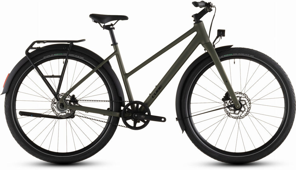 Cube Editor One FE Cityrad Trapeze 28" reedgreen´n´black