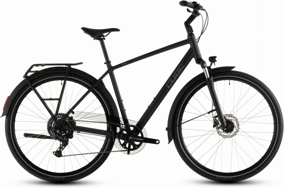 Cube Touring One Trekkingrad Diamant 28" night´n´chrome