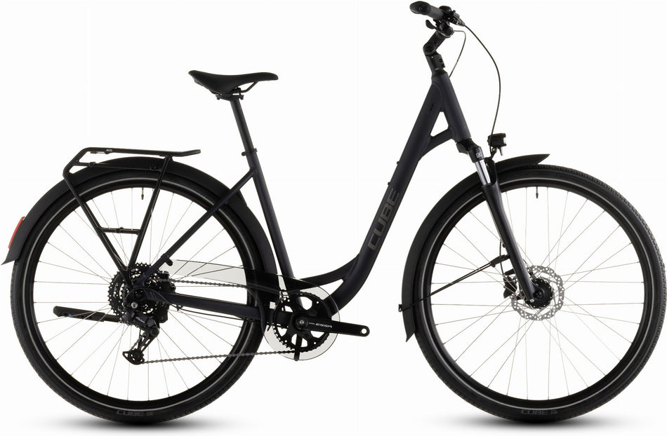 Cube Touring One Trekkingrad Easy Entry 28" night´n´chrome