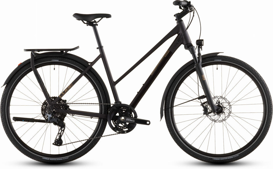 Cube Kathmandu SLX Trekkingrad Trapeze 28" solareclipse´n´gold