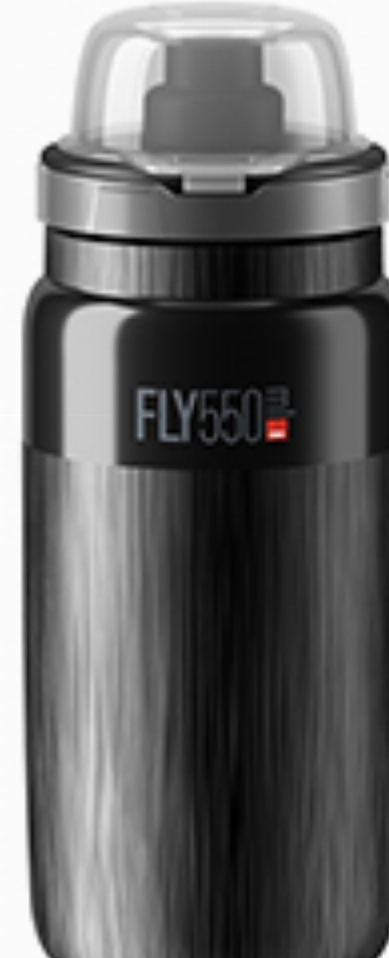 Elite Fly Tex MTB Trinkflasche schwarz/grau