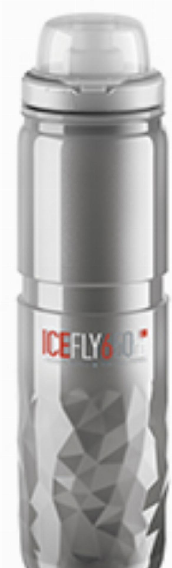 Elite Ice Fly Trinkflasche clear grau 650 ml
