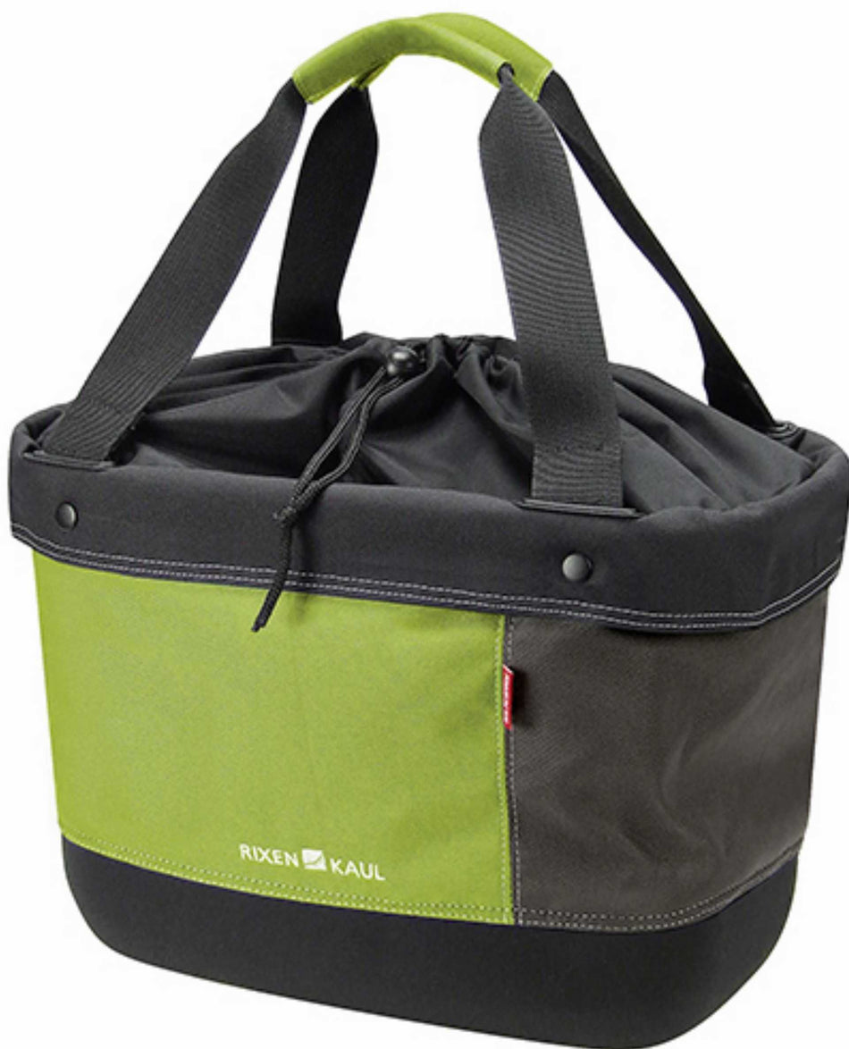 KLICKfix Shopper Alingo Lenkertasche grün/braun