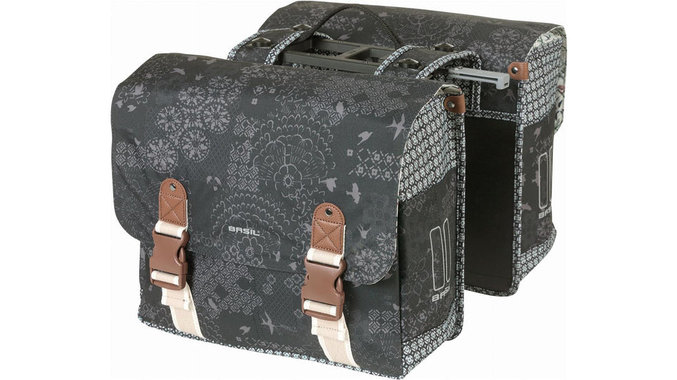 Basil Bohème Mik Hinterradtasche charcol 35 L