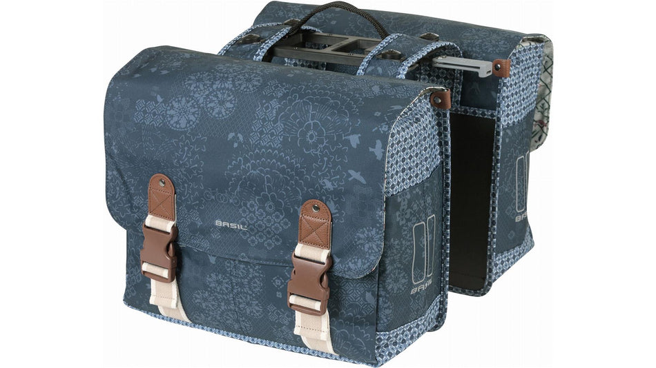 Basil Bohème Mik Hinterradtasche indigo blau 35 L