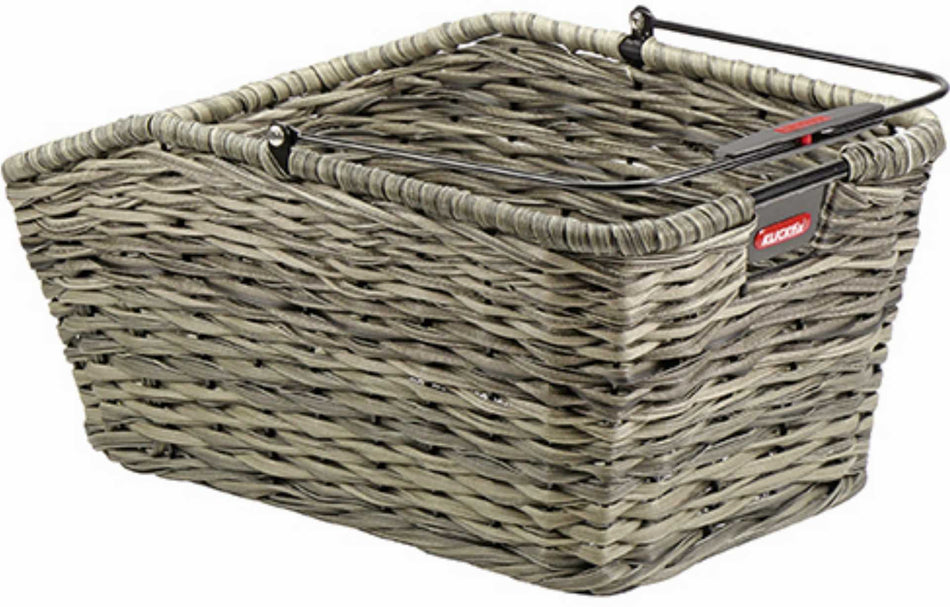 KLICKfix Structura GT Hinterradkorb für Racktime schilf braun