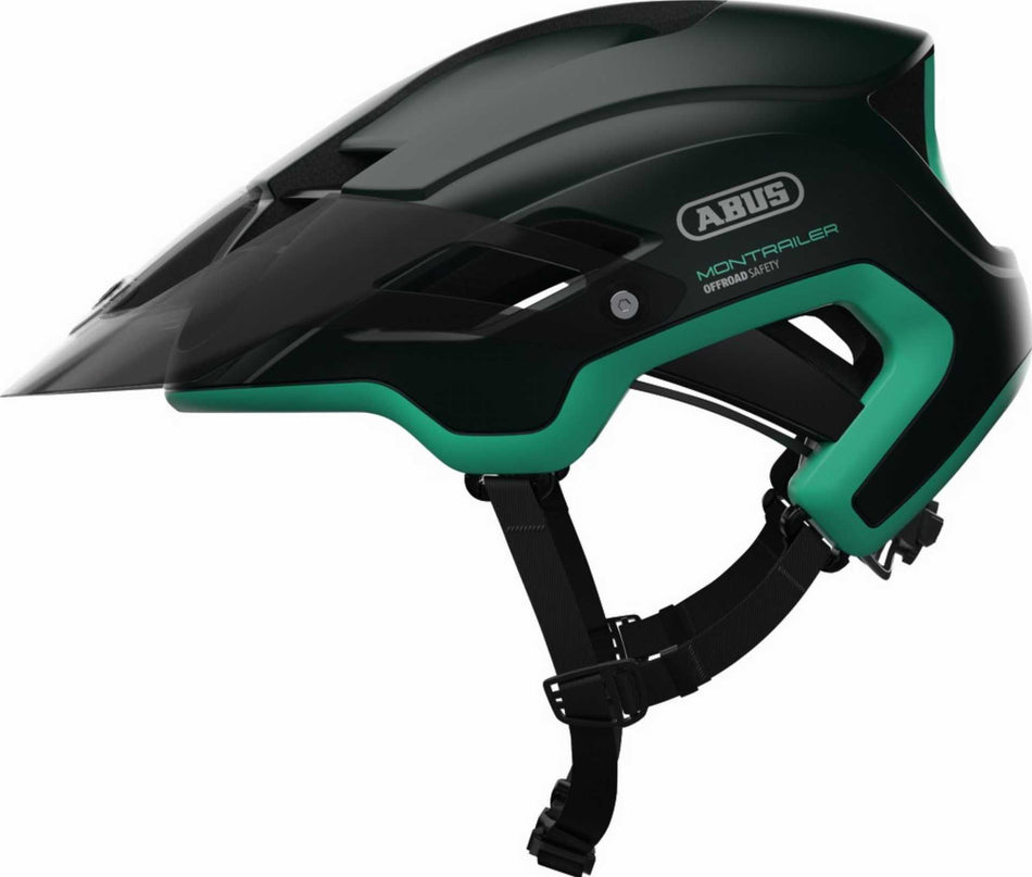 Abus Montrailer Helm smaragd green