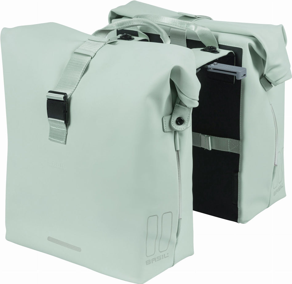 Basil SoHo Nordlicht Mik Hinterradtasche grün 41 L