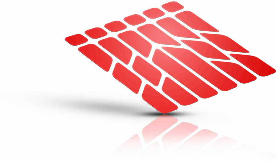 rie:sel design re:flex Reflektions-Aufkleber Set red