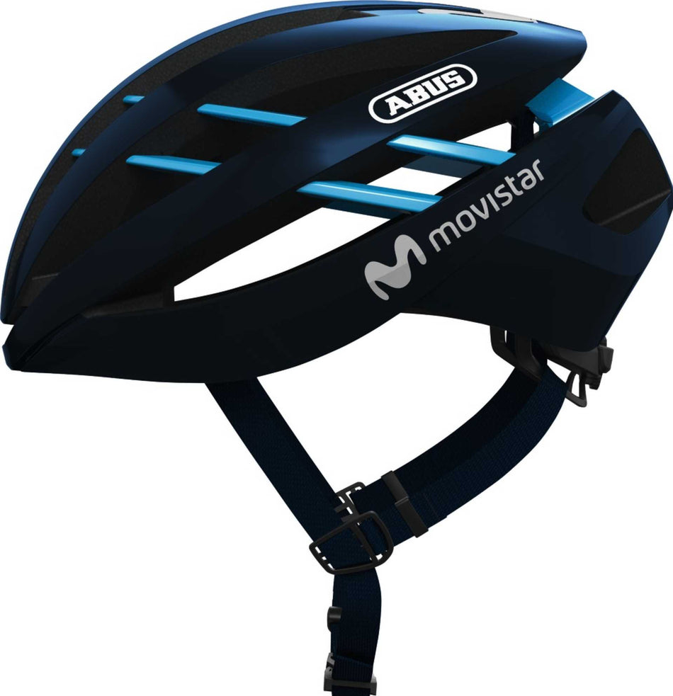 Abus Aventor Helm Movistar blau M (54-58cm)