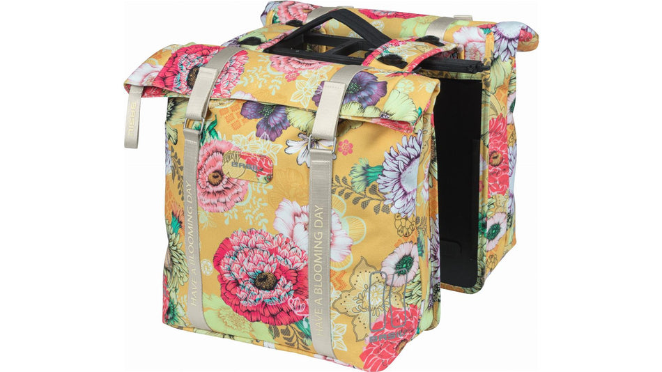 Basil Bloom Field Mik Hinterradtasche yellow 28 - 35 L