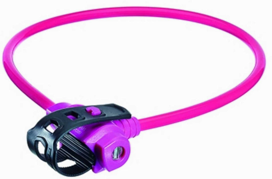 Trelock KS 211 FIXXGO Kabelschloss PLC pink 75 cm