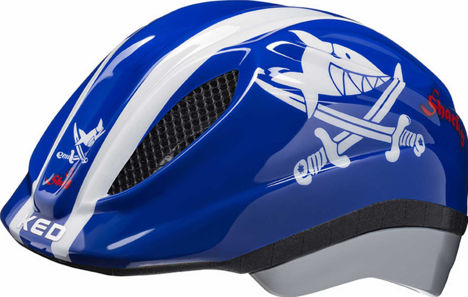 B-Ware - KED Meggy II Originals Sharky Helm blue (Gebrauchtware)