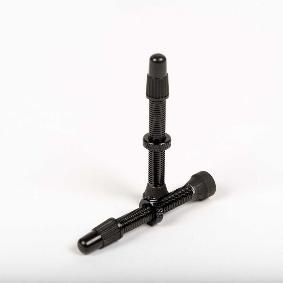 Notubes Universal Ventil Presta Aluminium schwarz / 44 mm