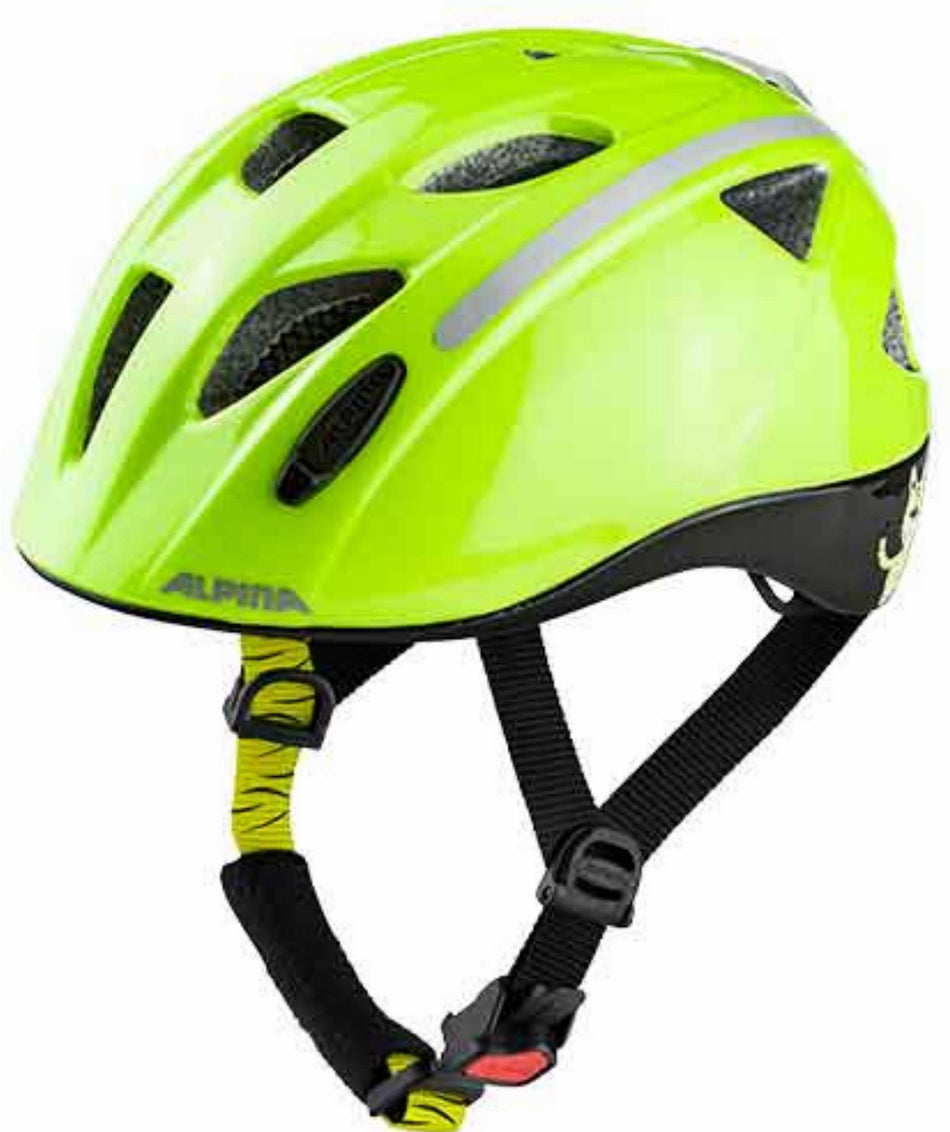 Alpina Ximo Flash Kinder-Helm be visible gloss