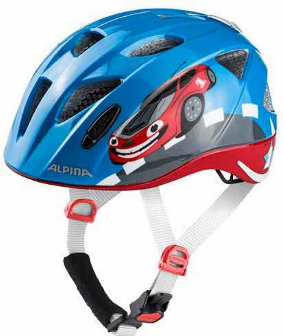 Alpina Ximo Flash Kinder-Helm Red Car