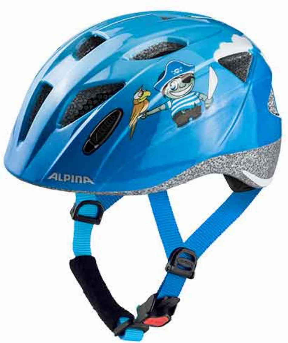 Alpina Ximo Kinder-Helm Pirate gloss