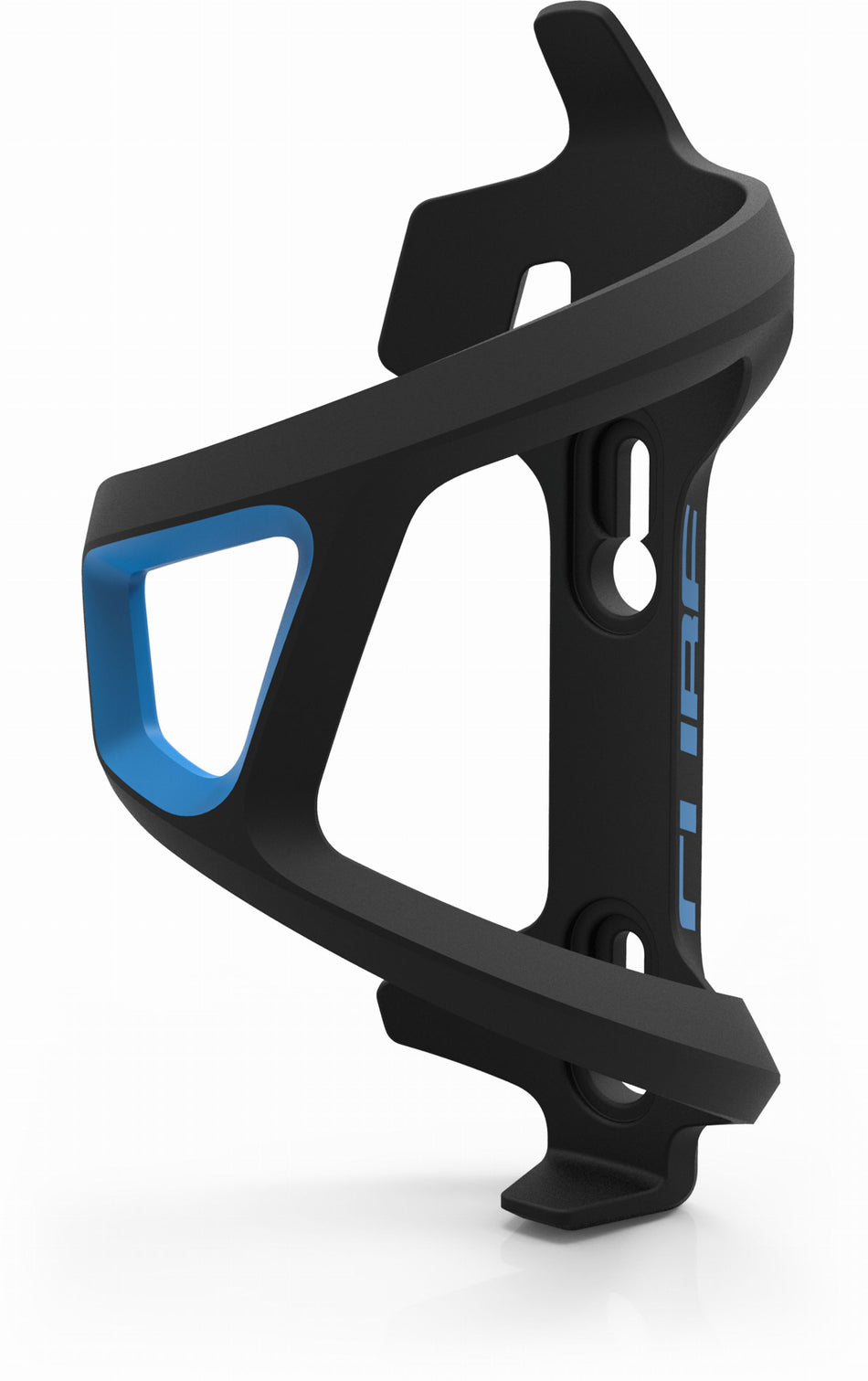 Cube HPP Left-Hand Sidecage Flaschenhalter black´n´blue