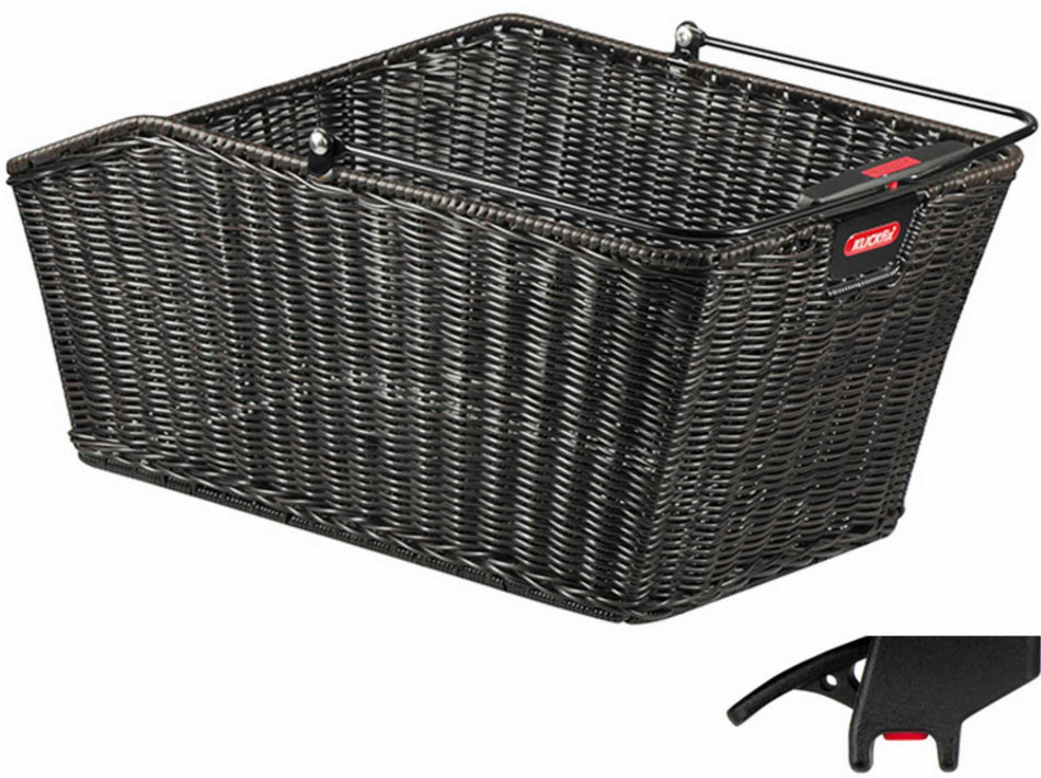 Klickfix Structura Gt Hinterradkorb für Korbklip schwarz