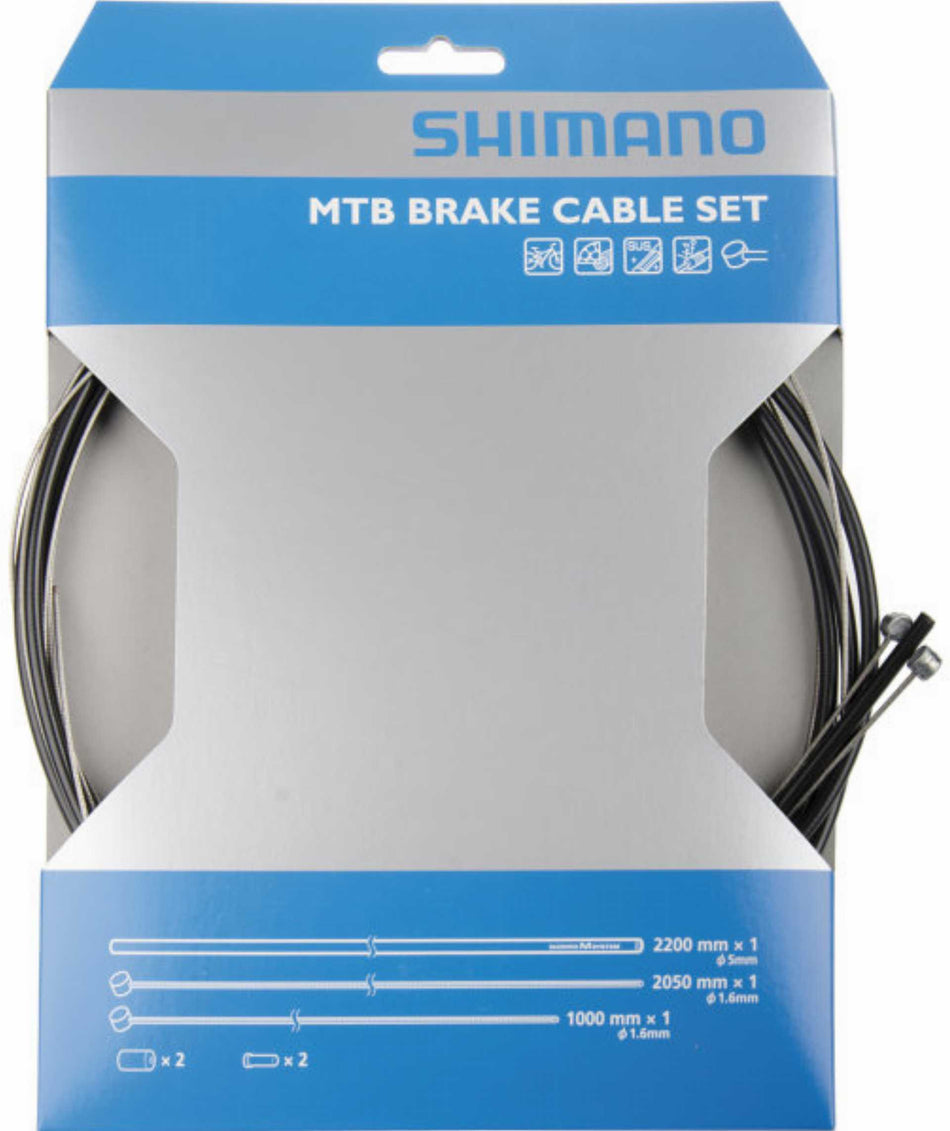 Shimano MTB Bremszug-Set Edelstahl