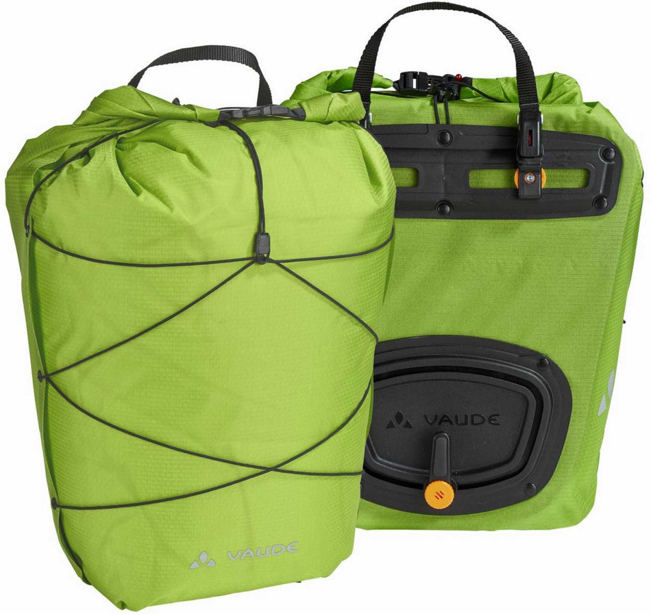 VAUDE Aqua Back Light Gepäckträgertasche chute green Set