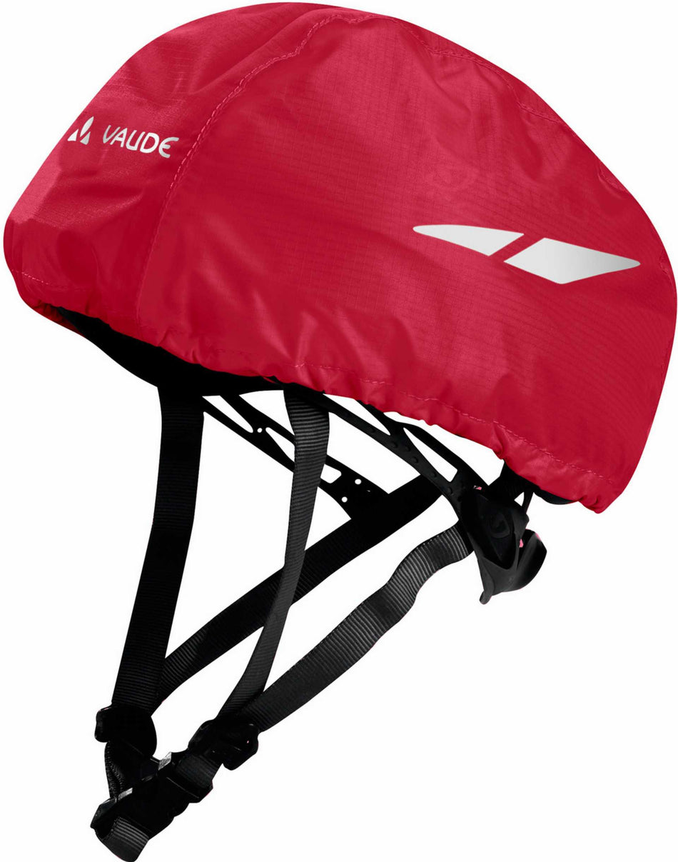 VAUDE Kids Helmet Raincover indian red