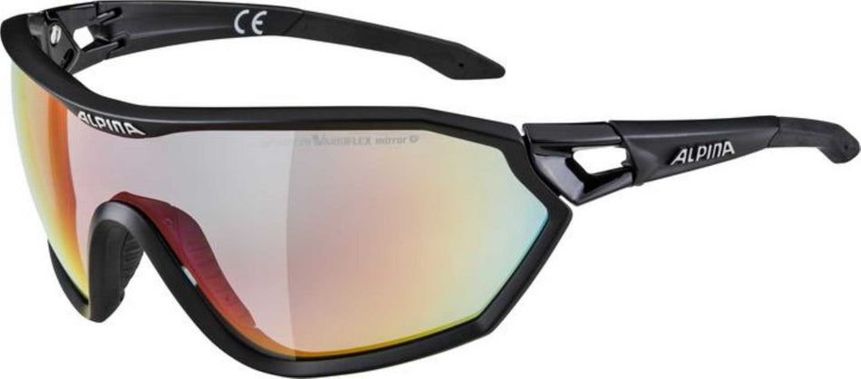 Alpina S-WAY L Brille black matt QVMRB+