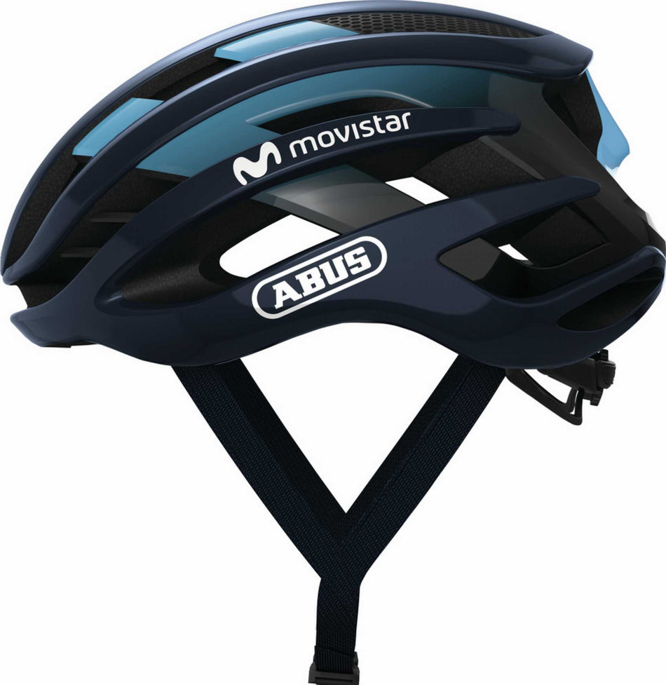 Abus Airbreaker Helm Movistar Team