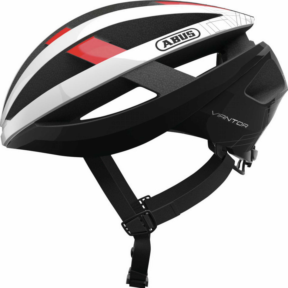 Abus Viantor Helm blaze red