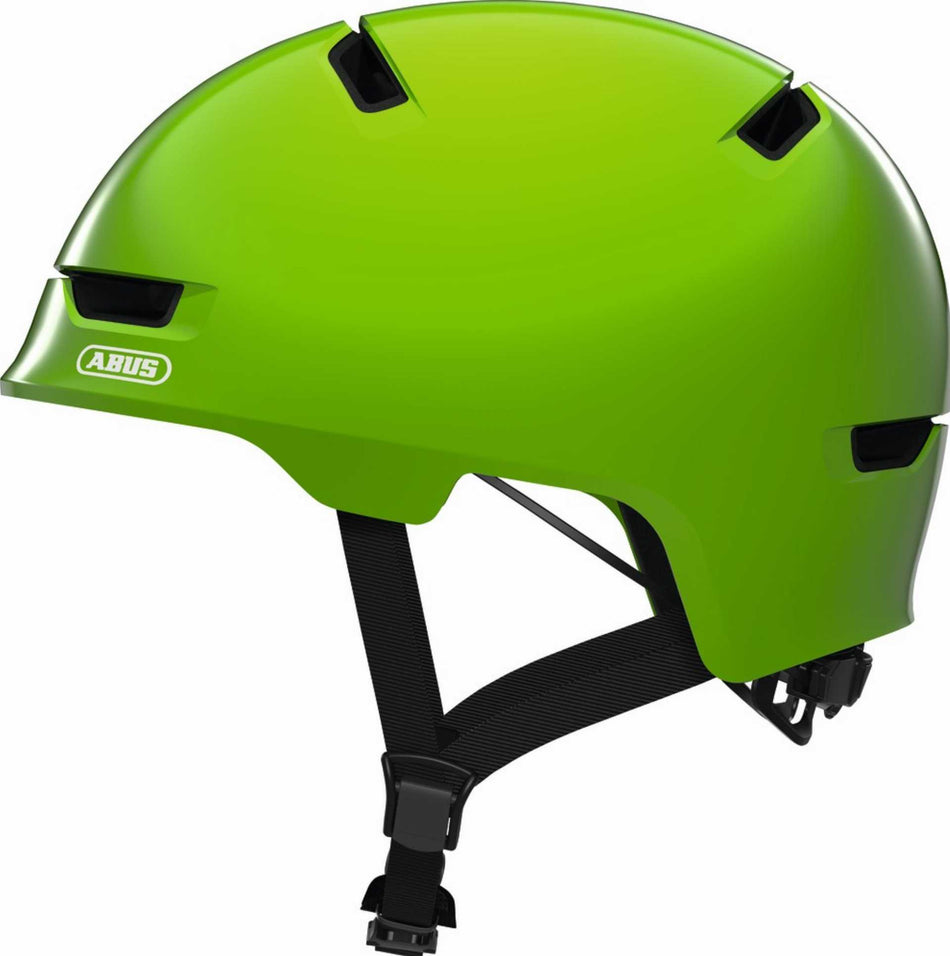 B-Ware - Abus SCRAPER 3.0 KID Helm shiny green (Gebrauchtware)