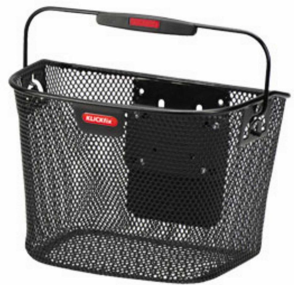 KLICKfix Mini Korb Lenkerkorb feinmaschig schwarz