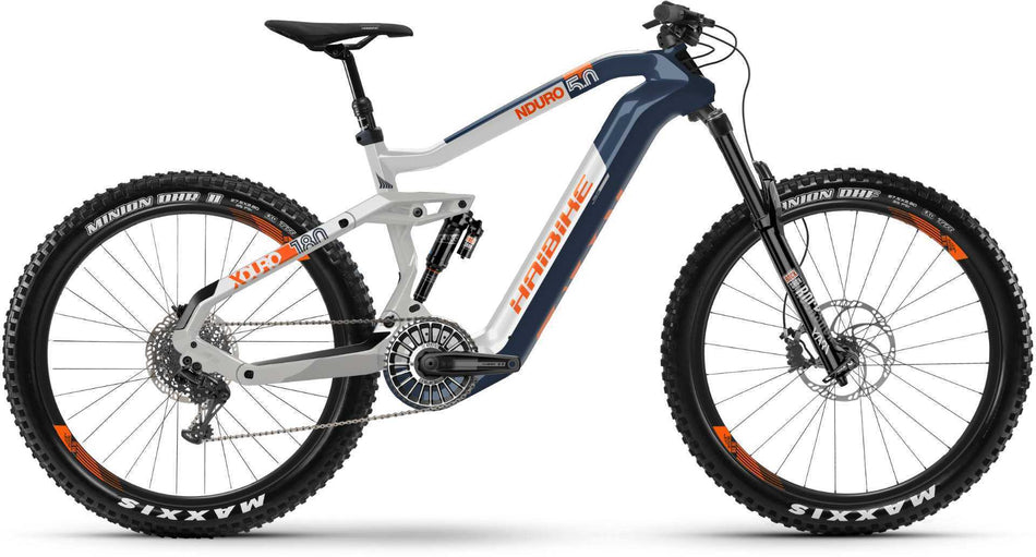 Haibike XDURO NDURO 5.0 E-Bike 27,5" Blau/Weiß/Orange