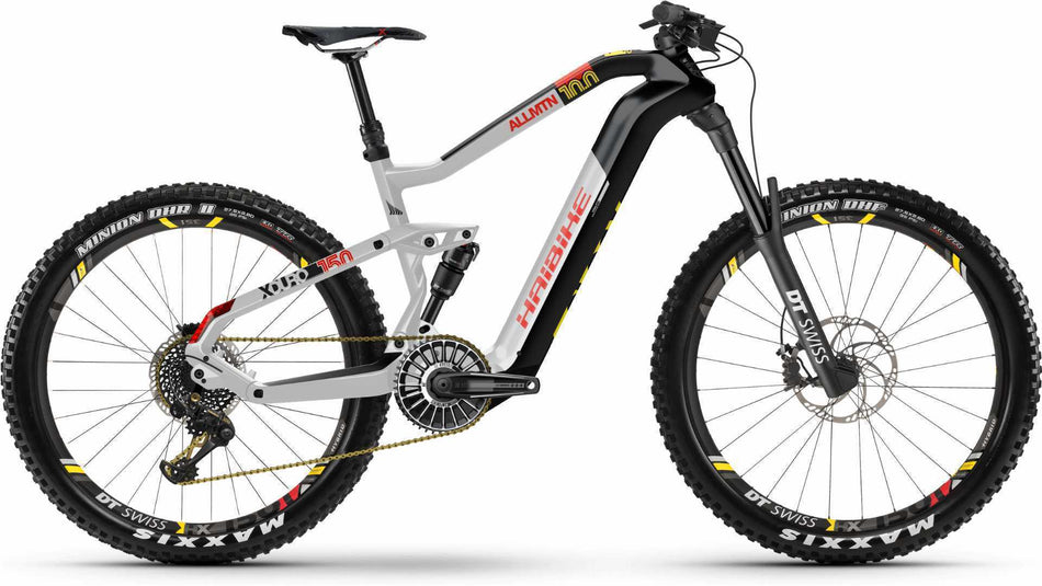 Haibike XDURO AllMtn 10.0 E-Bike 29" Carbon/Silber/Rot matt