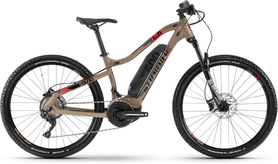 Haibike SDURO HardSeven Life 4.0 E-Bike 27,5" Sand/Coral/Schwarz