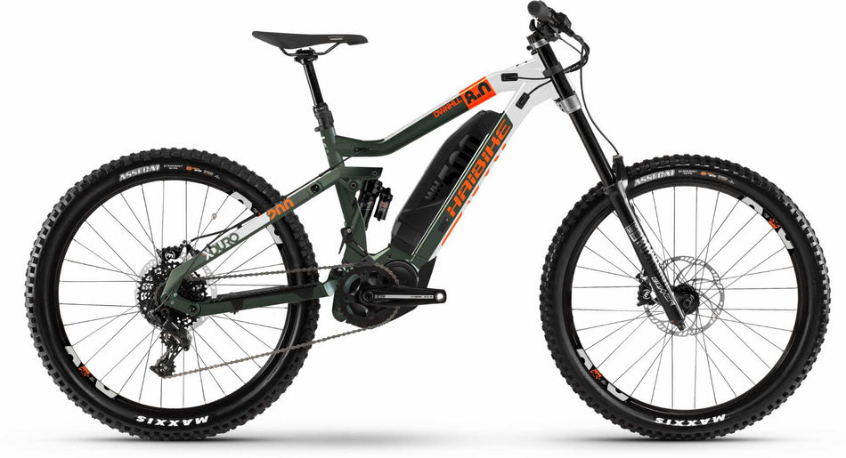 Haibike XDURO Dwnhll 8.0 E-Bike 27,5" Grün/Weiß/Orange