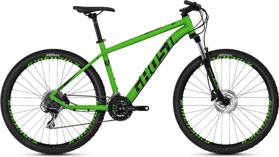 Ghost Kato 3.7 AL U 27,5" MTB-Hardtail riot green / night black