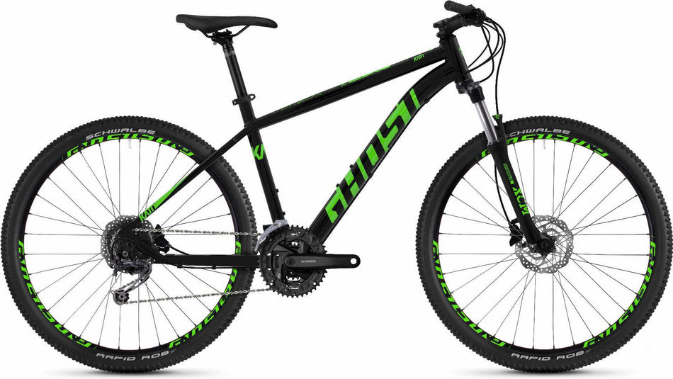 Ghost Kato 4.7 AL U 27,5" MTB-Hardtail night black / riot green