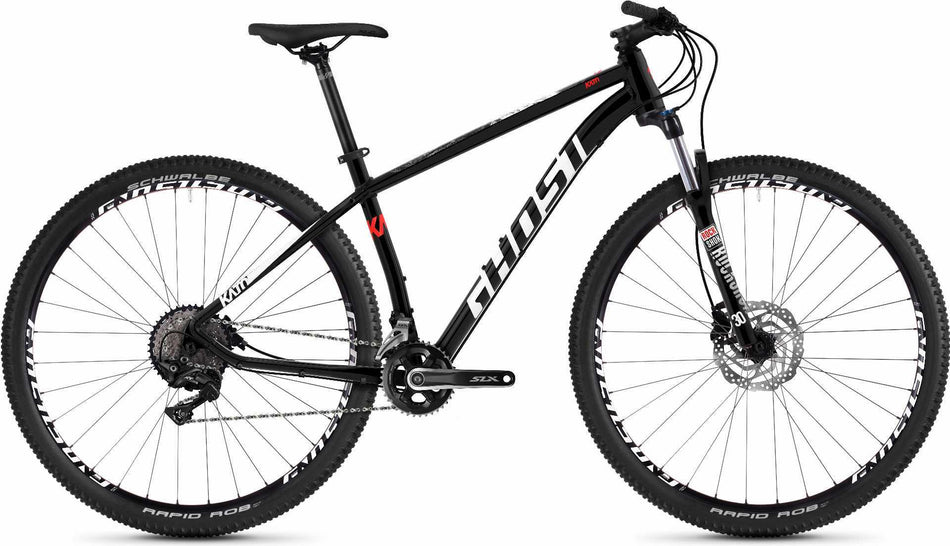 Ghost Kato 7.9 AL U 29" MTB-Hardtail jet black / star white / fiery red