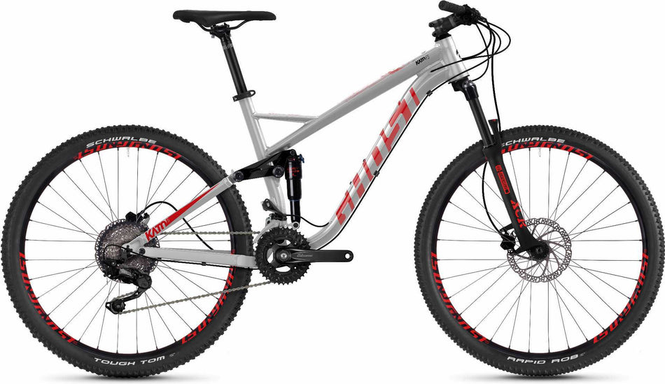 Ghost Kato FS 2.7 AL U 27,5" MTB-Fully iridium silver / riot red / jet black