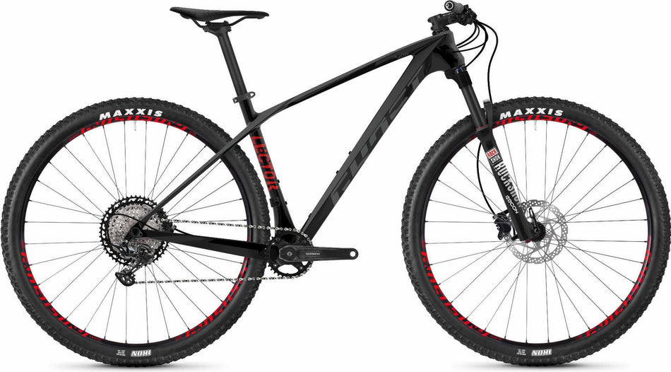Ghost Lector 2.9 LC U 29" MTB-Hardtail night black / titanium gray / riot red