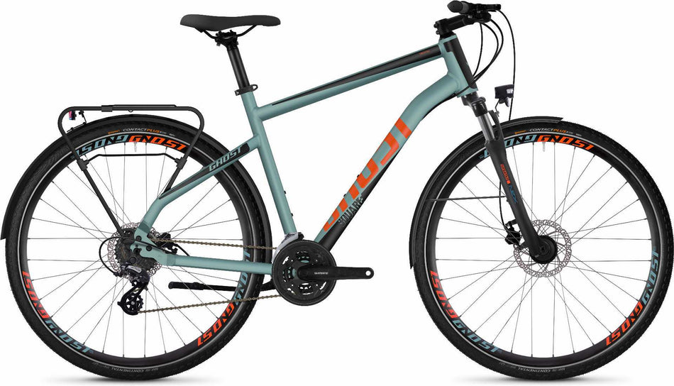 Ghost Square Trekking 2.8 AL U Trekkingrad 28" river blue / jet black / monarch orange