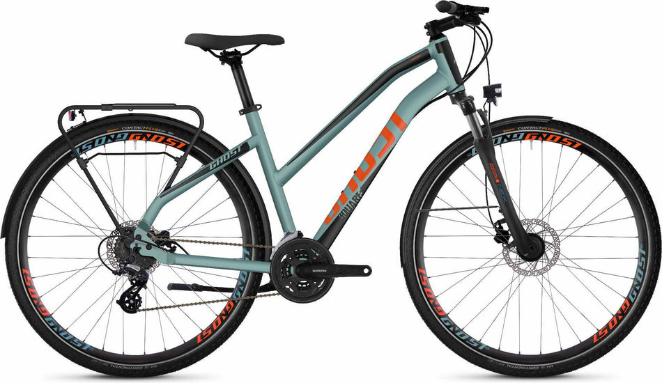 Ghost Square Trekking 2.8 AL W Trekkingrad 28" river blue / jet black / monarch orange